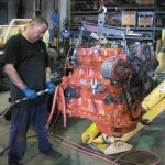 Jerry Castle and Son Hi-Lift - engine repair