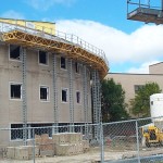 Jerry Castle and Son Hi-Lift - Bennu Scaffolding Platform Series 2 - Hoffman Estates jobsite