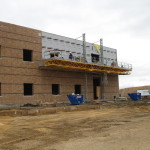 Jerry Castle and Son Hi-Lift - Bennu Scaffolding Platform Series 3 - GC Masonry - Burr Ridge jobsite