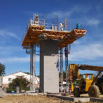 Jerry Castle and Son Hi-Lift - Bennu Scaffolding Platform Series 3: Woodridge, Illinois - Masonry Systems jobsite