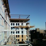 Jerry Castle and Son Hi-Lift - Bennu Scaffolding Platform Series 3 - jobsite - Evanston - Illinois - 1717 Ridge Ave