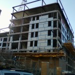 Jerry Castle and Son Hi-Lift - Bennu Scaffolding Platform Series 3 - jobsite - Evanston - Illinois - 1717 Ridge Ave